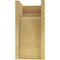 Ekena Millwork 12"W x 12"D x 24"H Wide Warren Rough Cedar Woodgrain TimberThane Corbel, Primed Tan CORUR12X12X24WARRCPR - alternate 6